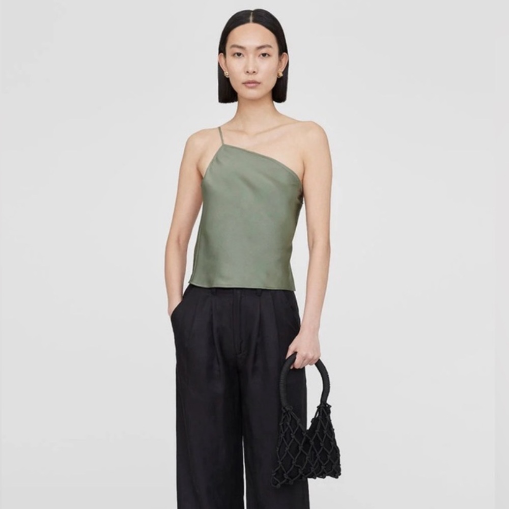 Anine Bing Mandy Top in Artichoke